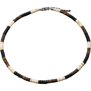 Shell Necklace for Men Surfer Necklace Seashell Chokers Beach Necklace for Women Summer Beaded Necklace Jewelry