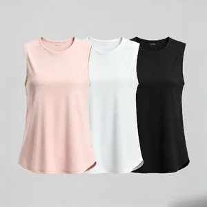 Cloudweight Crew Neck Workout Tanks Lightweight Athletic Gym Tops for Women Soft Basic Running Sleeveless Shirts outdoorfun