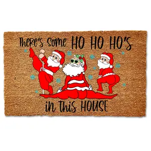 Funny Christmas Doormat, Christmas Welcome Mat, Funny Door Mat, Christmas Front Door Mat, Doormat Funny Holiday Doormat, Xmas Doormat, Rugs