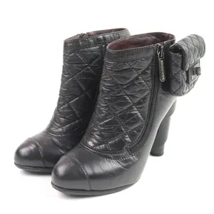 Pre-owned CHANEL Others Small Leather Goods Leather Ankle Boots