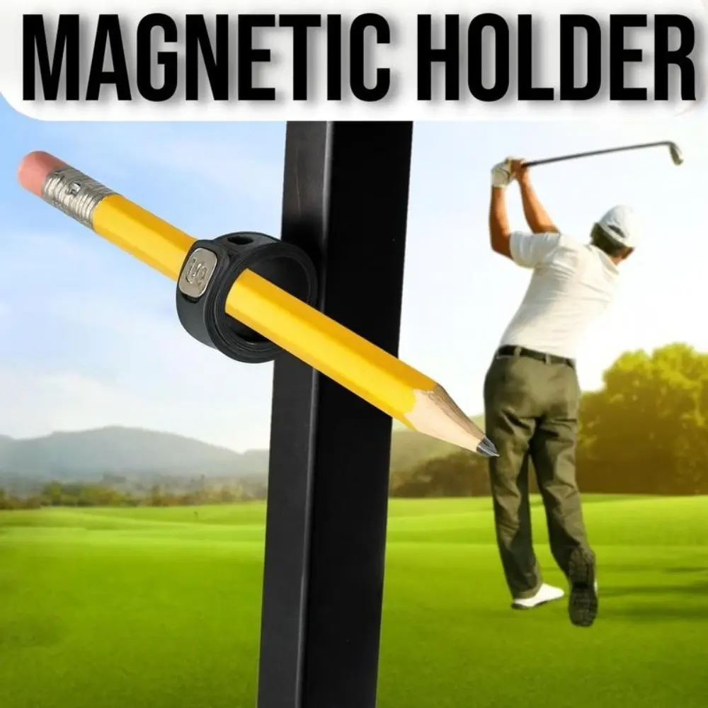 Magnetic Holder Clip Adjustable Strap for Golf Accessories, Essential Golf Accessory, Golf Gadgets, Tools & Small Gear Strong Magnet Weather Resistant Multi Use