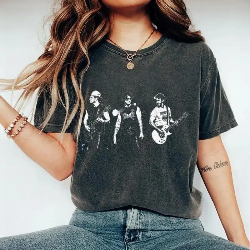 Vintage Comfort Colors Jonas Tour 2026 Shirt, 20th Anniversary Retro Tee, Joe Jonas Graphic Band T-Shirt, Vintage Concert Merch Gift for Music Fansy Halloween Apparel Top Womenswear Cotton