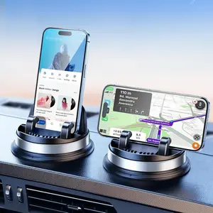 MBM Dash Cell Phone Car Mount - 360° Rotatable Non-Slip Dashboard Phone Holder - Hands-Free & Universal Compatibility