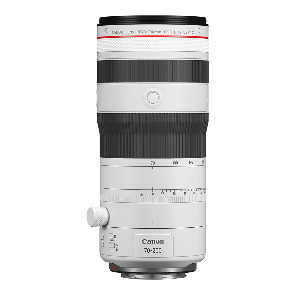 Canon RF 70-200mm f/2.8 L IS USM Z Lens, White