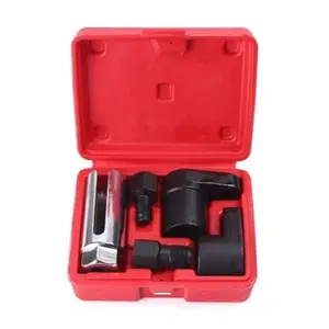 5pcs Oxygen Sensor Socket, Automotive Oxygen Sensor Socket Set, Automotive O2 Oxygen Sensor Socket Offset Wrench Remover Tool and Thread Chaser Tool