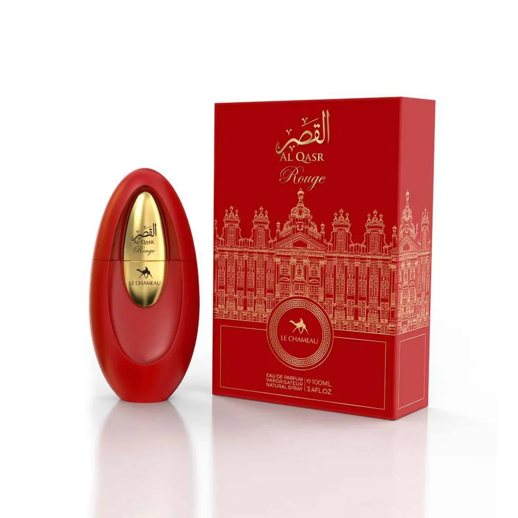 Al Qasr Rouge Eau de Parfum for Women 100ml | Saffron, Jasmine, Amber & Cedar