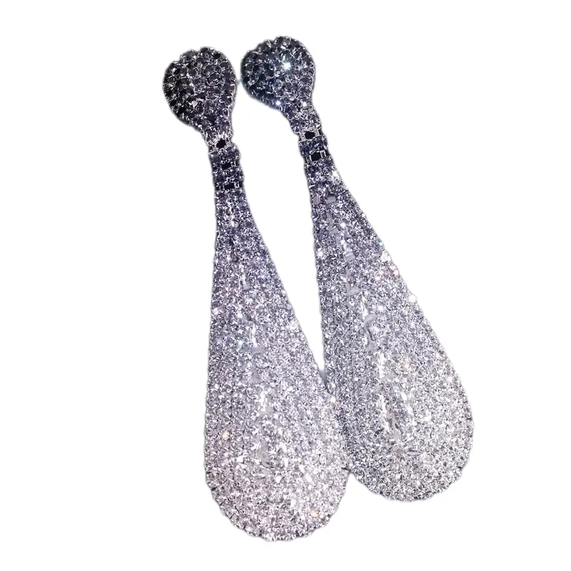 Long Crystal Earrings
