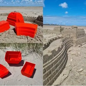 3D Printed Great Wall of China Forms, Kids’ Toys for Family Time & Beach Fun