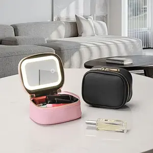 Niceland Mini Cosmetic Bag, PU Compact Design, Odor-Resistant Material, Ideal for Travel & Daily Use, Portable Makeup Organizer, Makeup Storage Bag