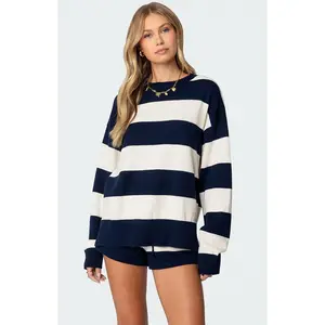 Edikted Women's Riley Oversized Striped Sweater