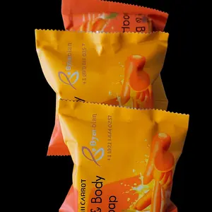 Byenblan 3sets Carrot  Face &Body soap