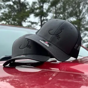 Charcoal/Black Richardson 112 Bass Hook Hat Adjustable Snapback Cap Premium Quality Cap