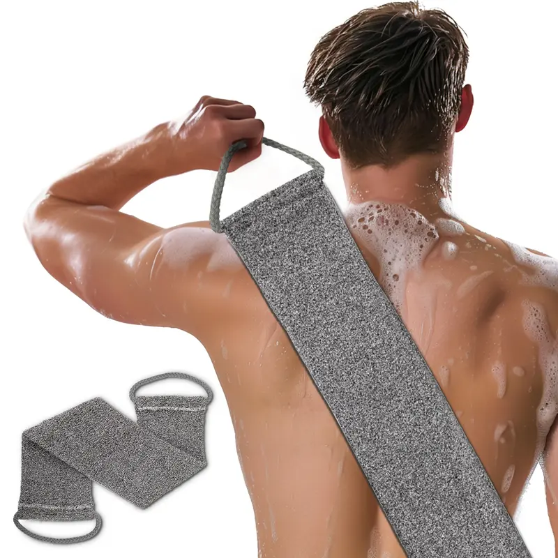Exfoliating Body Scrubber for Men Women,Premium Bamboo Fiber Body Scrub Towel – Soft, Exfoliating, Gentle Bath Towel for Smooth Skin, Back Scrubber , Deep Clean , Body Exfoliator , Dead Skin Remover , Deep Exfoliation , Perfect Gift