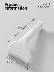 Pet Deshedding Comb for Dogs & Cats - Plastic Fine-Tooth Grooming Comb with Curved Blade for Pet Hair Removal