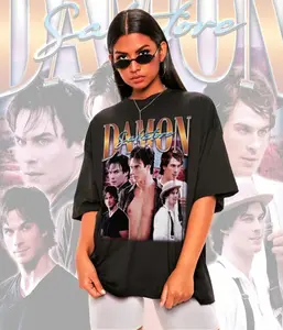 Retro Damon Salvatore Shirt, Damon Salvatore T-Shirt, Damon Merch, Retro Shirt, 90s Vintage Shirt