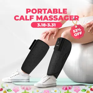 CINCOM Wireless and Portable Leg Massager with Calf Airbags, Customizable Modes, and Intensity Levels for Ultimate Relaxation – Perfect Gift for Friends and Family