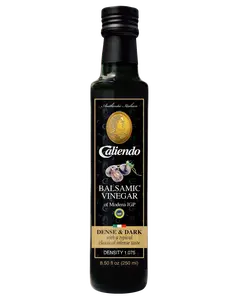 Caliendo Authentic Italian Balsamic Vinegar of Modena of IGP, 1.075 Density 8.5 Fl Oz Glass Bottle