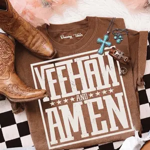 YEEHAW & AMEN Statement Shirt