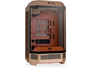 Thermaltake Tower 300 Gravel Sand Micro-ATX Case; 2x140mm CT Fan Included; Support Up to 420mm Radiator; Optional Chassis Stand Kit Allows Horizontal Display; CA-1Y4-00SGWN-00