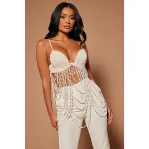 Pearls On Pearls Bralette - Ivory