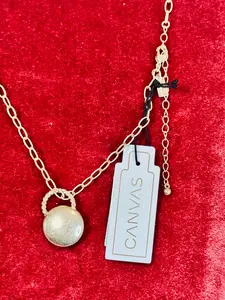 Classic Gold-Tone “Canvas Style” Brand Multi-Charm Necklace – San Antonio Artisan