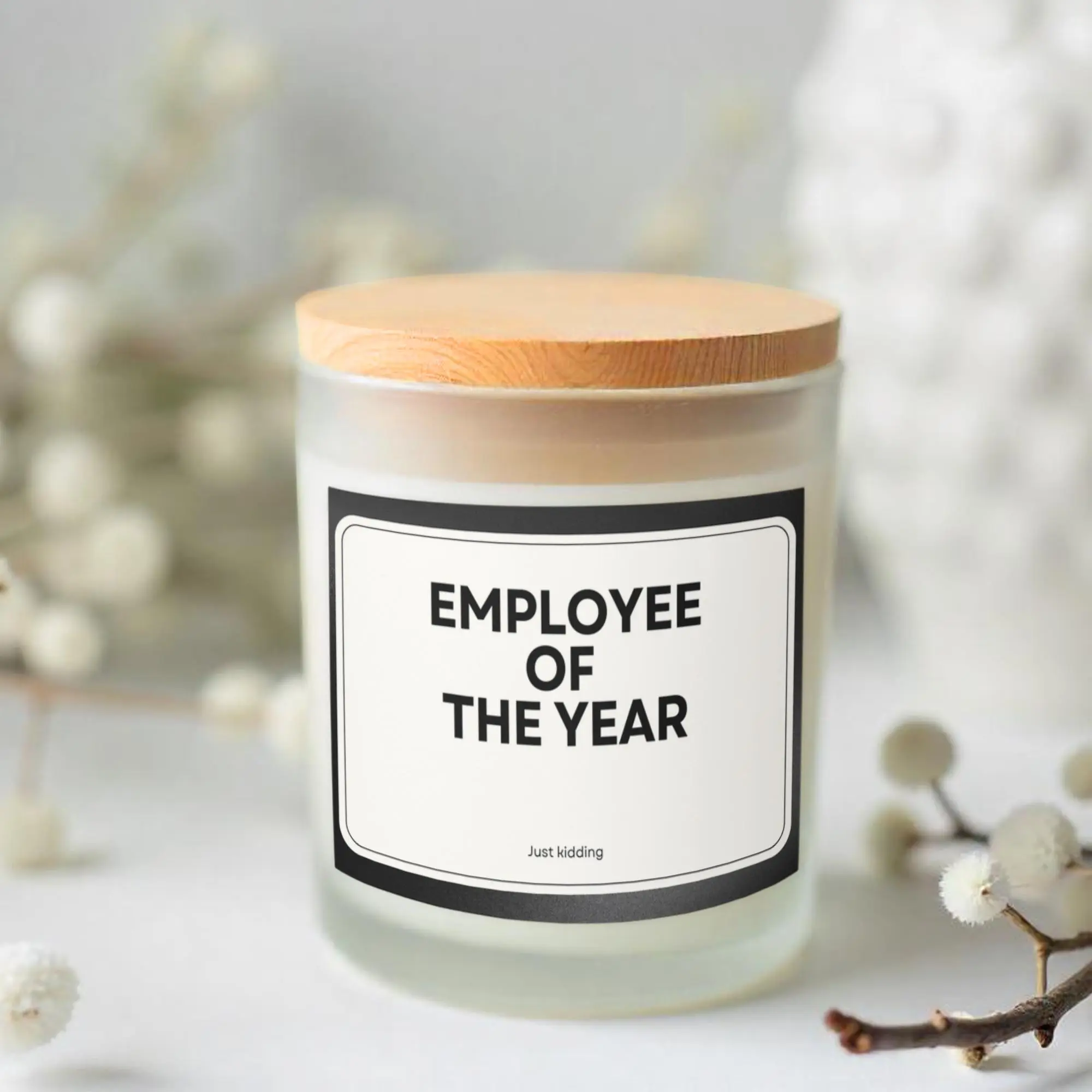Employee Of The Year Scented Candles - Elegant and Sophisticated Fragrance for Home or Office Use