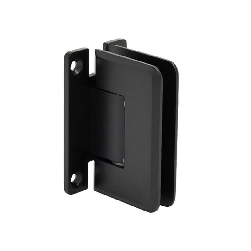 NCYINOX Solid Brass Wall Mount 90 Degree Double Side H Back Plate Standard Hinge Bathroom Glass Clamp