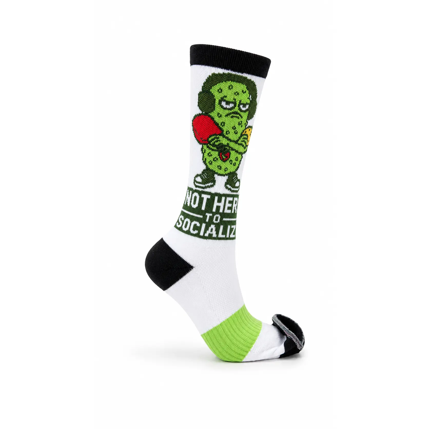 Not Here to Socialize Premium Athletic Crew Sock
