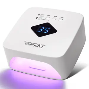Rechargable UV LED Nail Lamp Dryer With HD Display Smart Nail Drying Lamp for Fast Dry Curing All Gel Nail Polish Manicure Tools