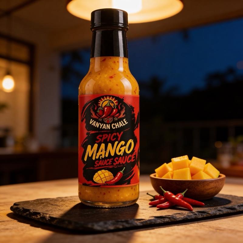 Vanyan Chale Spicy Mango Sauce - Bold Flavor for Your Dishes - Perfect for Adding a Kick to Your Meals