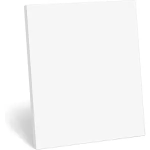 Blank Notepad - 50 Sheets (8.5x11) - Luxury Memo Scratch Pad for Writing Notes, Drawing, Sketching - Thick  Paper -  the  - Plain White