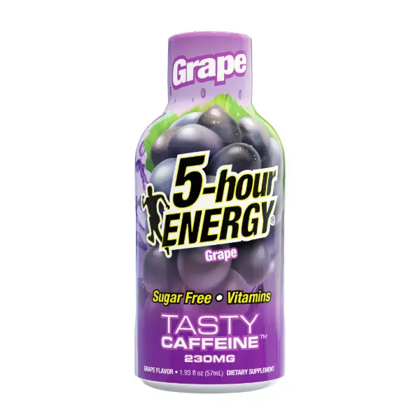 Grape Flavor Extra Strength 5-hour ENERGY Shots Grape Flavor Extra Strength 5-hour ENERGY Shots