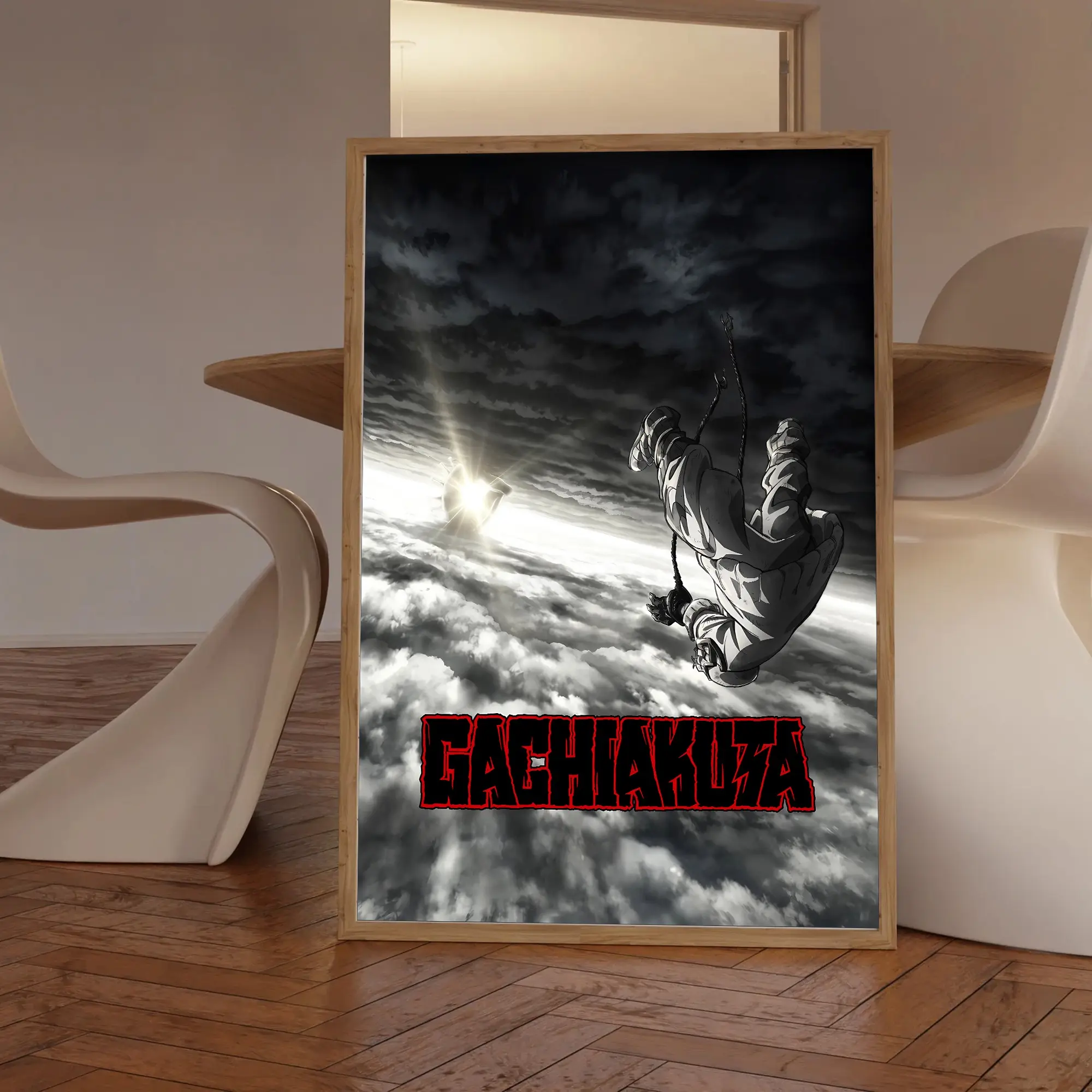 Custom Gachiakuta Poster Unframed, Rudo Enjin Anime Manga Wall Art, Japanese Minimalist Style Wall Decor, Gift For Anime Fan
