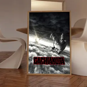 Custom Gachiakuta Poster Unframed, Rudo Enjin Anime Manga Wall Art, Japanese Minimalist Style Wall Decor, Gift For Anime Fan