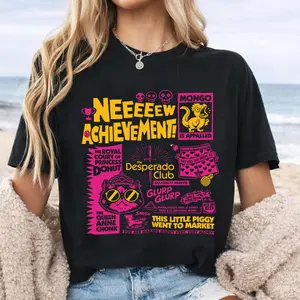 Funny Graphic Tee “Neeew Achievement” Shirt, Quirky Humor T-Shirt, Sci-fi Book Shirt, Weirdcore Aesthetic Shirt, Sarcastic Gift, Unisex Trendy Tee