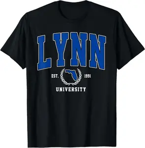 Lynn University (Boca Raton) Arch Design Vintage Men Women T-Shirt