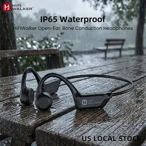 HIFIWALKER T10lite Open Ear Bone Conduction Headphones | Ultra Light for Running Sports, 18H Playtime, IP65 Waterproof tiktokshopspringglowup outdoorfun earbuds Wireless Earbuds Wireless Music Earbuds Headset Workout Audio