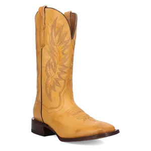 Dan Post Ladies Selena Embroidered Yellow Western Boot DP5232
