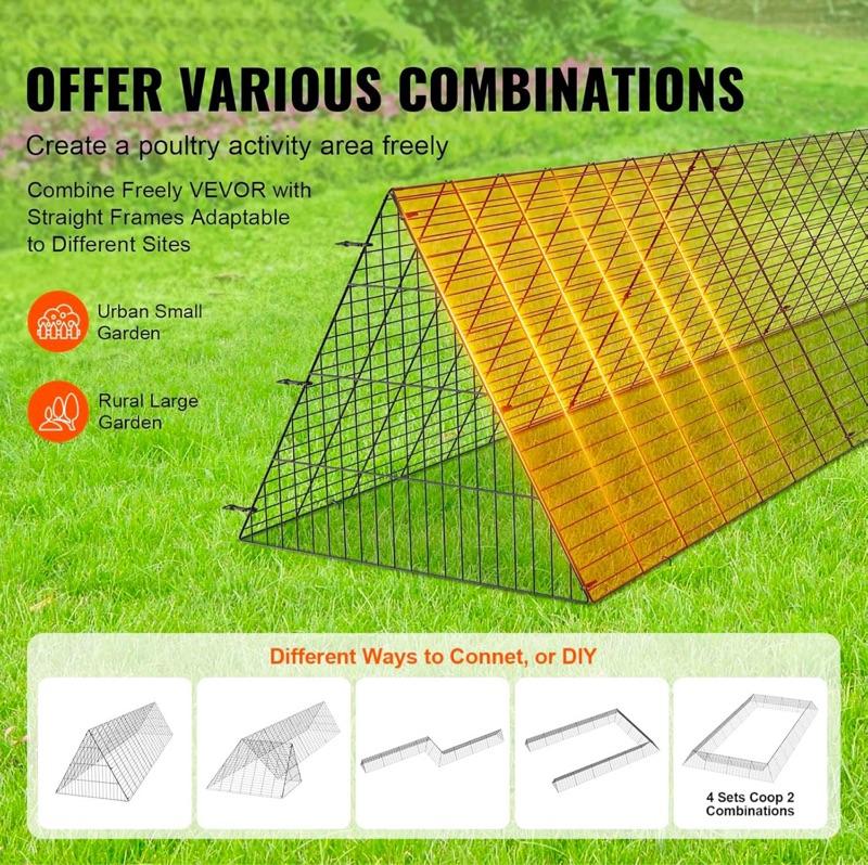 Chicken Tunnel with Wire Durable Design for Chicken Run