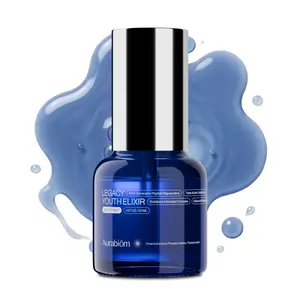 Aurabiōm Copper Peptide Serum for Face, GHK-Cu & Hyaluronic Acid, Anti-Aging Firming Serum for Fine Lines, Wrinkles & Radiance