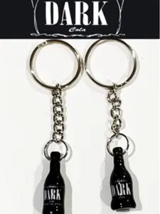 Fallout 4 Nuka Cola Dark Bottle Keychain - 1.25in Collectible Gaming Accessory