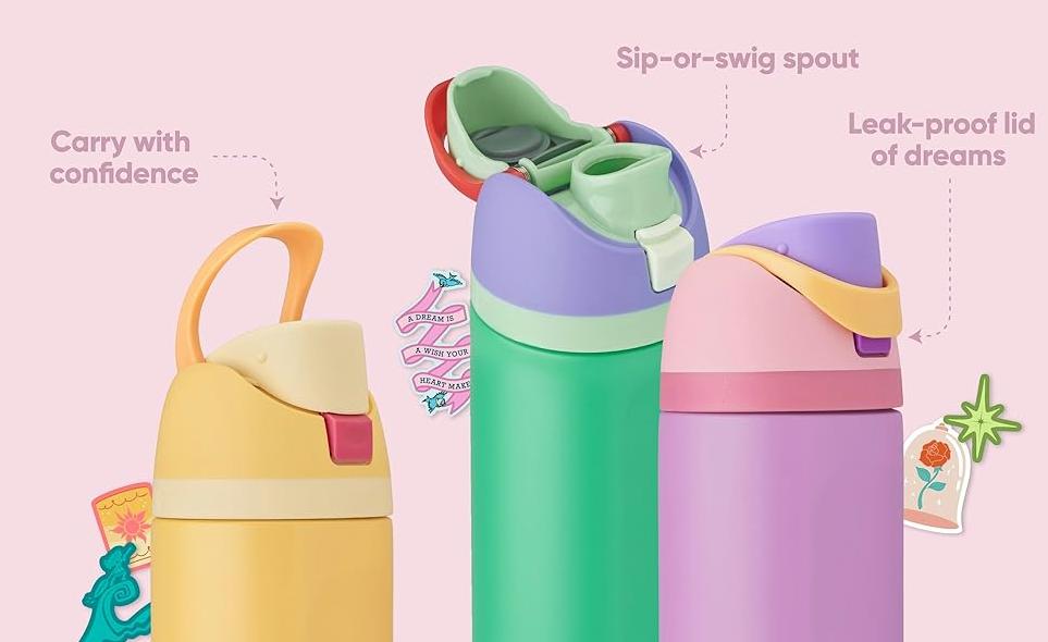 24oz Stainless Steel Insulated Travel Tumbler with Flip Lid, Leak-Proof Vacuum Thermos Mug for Hot Cold Beverages, Multi-Color Durable Cup for Home Office Outdoor, Perfect Gift for All Ages