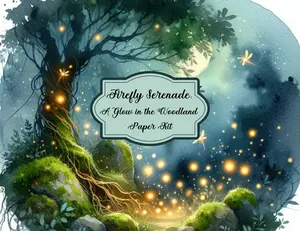 Firefly Serenade: A Glow in the Woodland Paper Kit