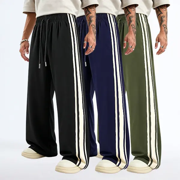 Black + Dark Blue + Army Green