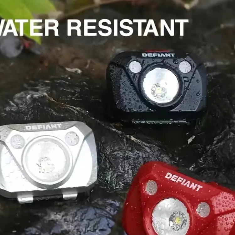 Defiant LED Work Headlamp - 200 Lumens, 4 Modes, Batteries Included - 3/6/9/12 Pack (Automotive & Motorcycle Light Bars & Work Lights)