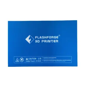 Smilyeez Listing for FlashForge HP-00057 Platform Sticker for Creator Pro, Creator Pro 2, Dreamer, Dreamer NX, and Inventor - 232mm x 154mm Original Build Surface