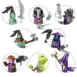 Anime Cartoon Model Bricks Lloyd Kai Jay Zane Cole Nya Mini Compatible Assemble Action Figures Movable Toys Building Blocks