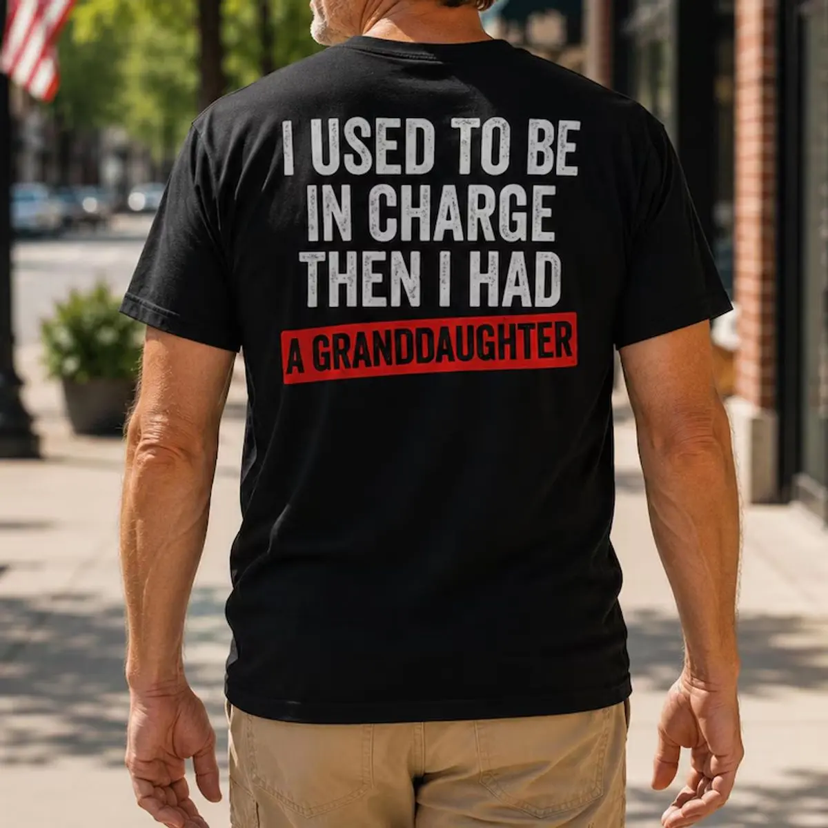 I Used To Be In Charge Then I Had A Granddaughter Shirt, Funny Grandpa Tee, Granddaughter Gift For Grandpa, Fathers Day Shirt, Cool Grandfather Tshirt, Proud Papa Gift , Unisex Long Sleeve Crewneck Shirt