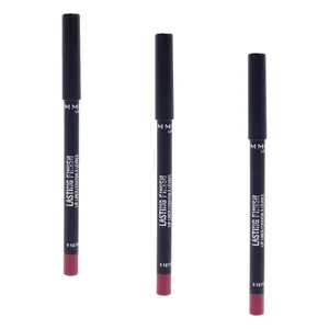 Rimmel Lasting Finish 8HR Soft Lip Liner Pencil - Vibrant, Blendable Formula to Lock Lipstick in Place for 8 Hours - 705 Cappuccino, .04oz