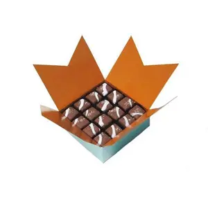 VChocolates Sea Salt Caramels - Chocolate Coated Caramels with a Hint of Salt - Assorted Box of Milk and Dark Chocolate